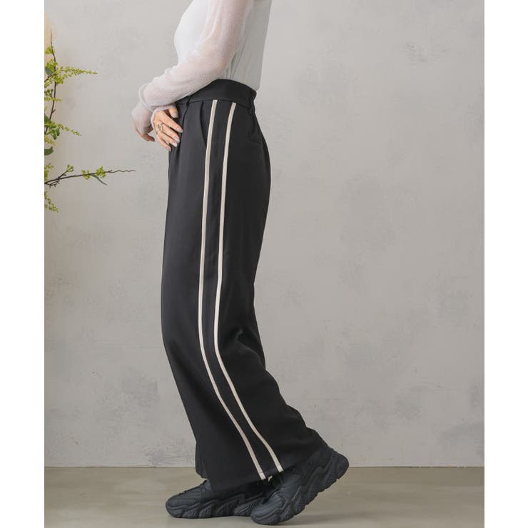 サイドラインワイドPT レトロガール ラインパンツ | RETRO GIRL | 詳細画像19 