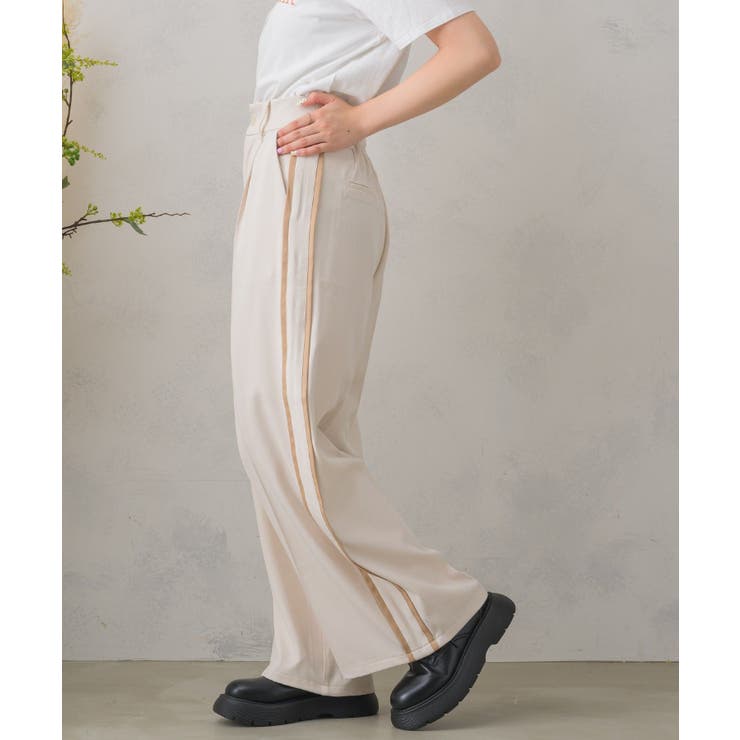 サイドラインワイドPT レトロガール ラインパンツ | RETRO GIRL | 詳細画像27 