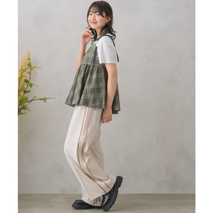 サイドラインワイドPT レトロガール ラインパンツ | RETRO GIRL | 詳細画像31 