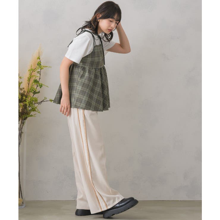 サイドラインワイドPT レトロガール ラインパンツ | RETRO GIRL | 詳細画像32 