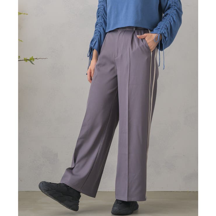 サイドラインワイドPT レトロガール ラインパンツ | RETRO GIRL | 詳細画像4 