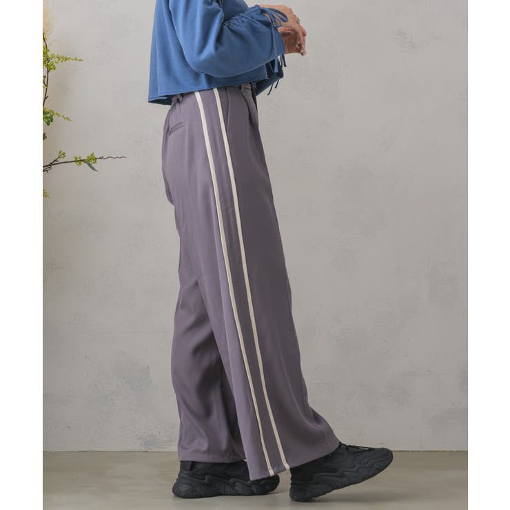 サイドラインワイドPT レトロガール ラインパンツ | RETRO GIRL | 詳細画像6 