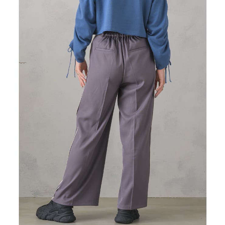 サイドラインワイドPT レトロガール ラインパンツ | RETRO GIRL | 詳細画像7 