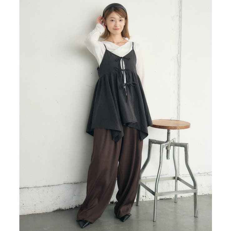 リボン2WAYチュニックキャミOP | RETRO GIRL | 詳細画像20 