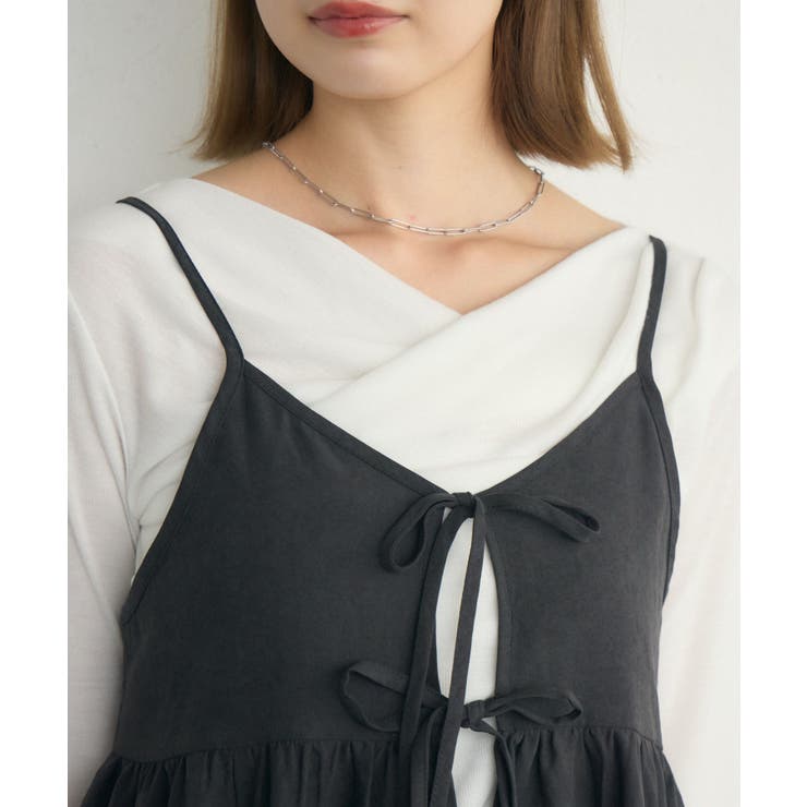 リボン2WAYチュニックキャミOP | RETRO GIRL | 詳細画像28 