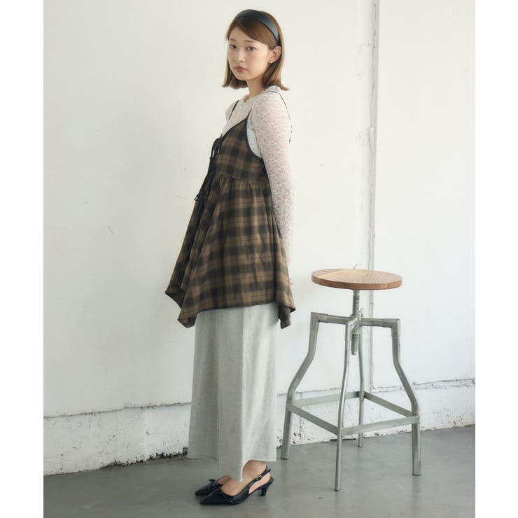 リボン2WAYチュニックキャミOP | RETRO GIRL | 詳細画像7 