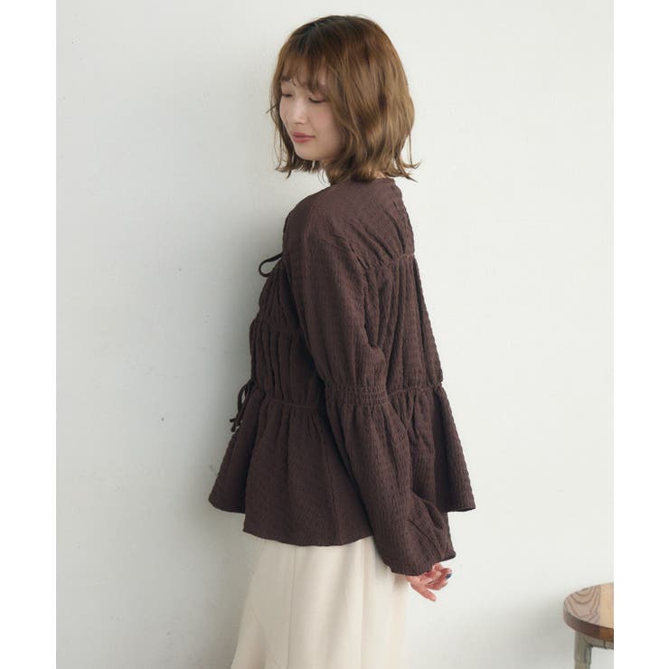 リボンペプラムギャザーBL | RETRO GIRL | 詳細画像11 