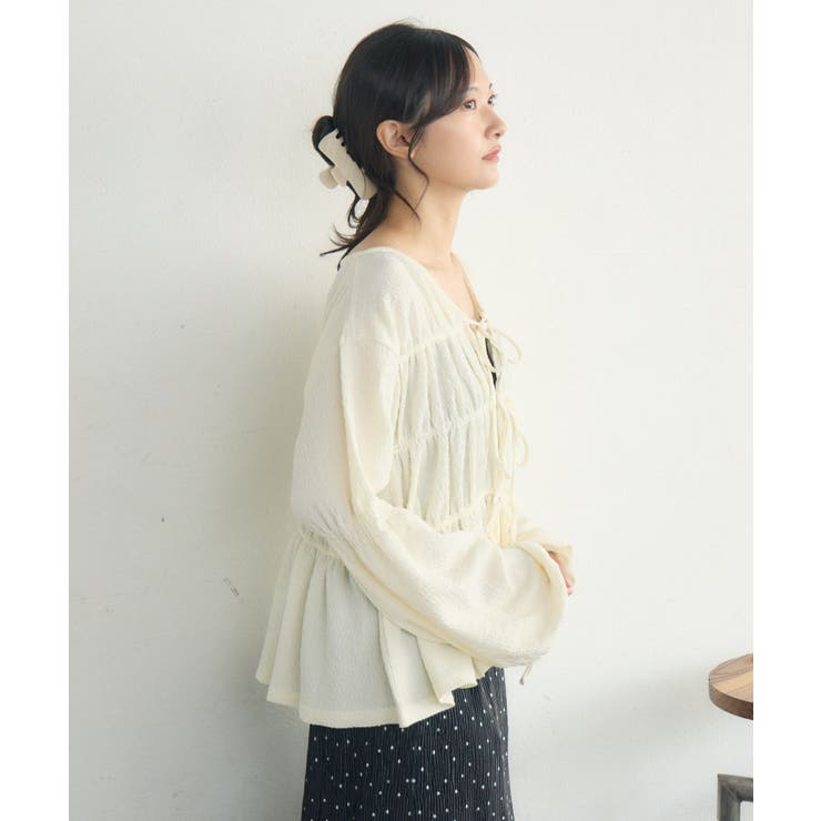 リボンペプラムギャザーBL | RETRO GIRL | 詳細画像18 