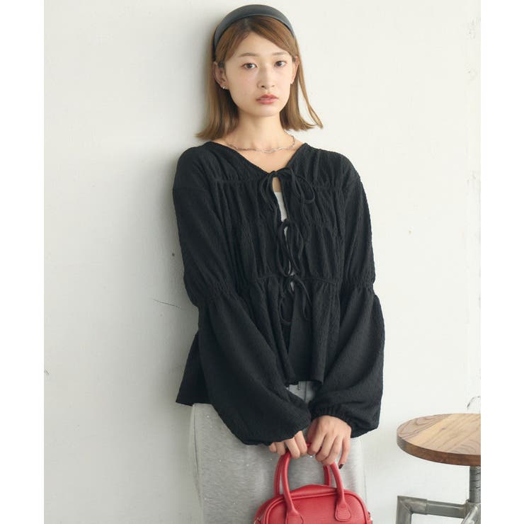 リボンペプラムギャザーBL | RETRO GIRL | 詳細画像25 