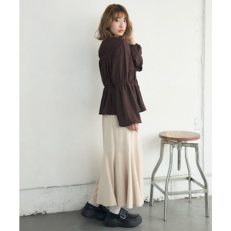 リボンペプラムギャザーBL | RETRO GIRL | 詳細画像5 