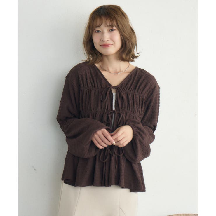 リボンペプラムギャザーBL | RETRO GIRL | 詳細画像8 