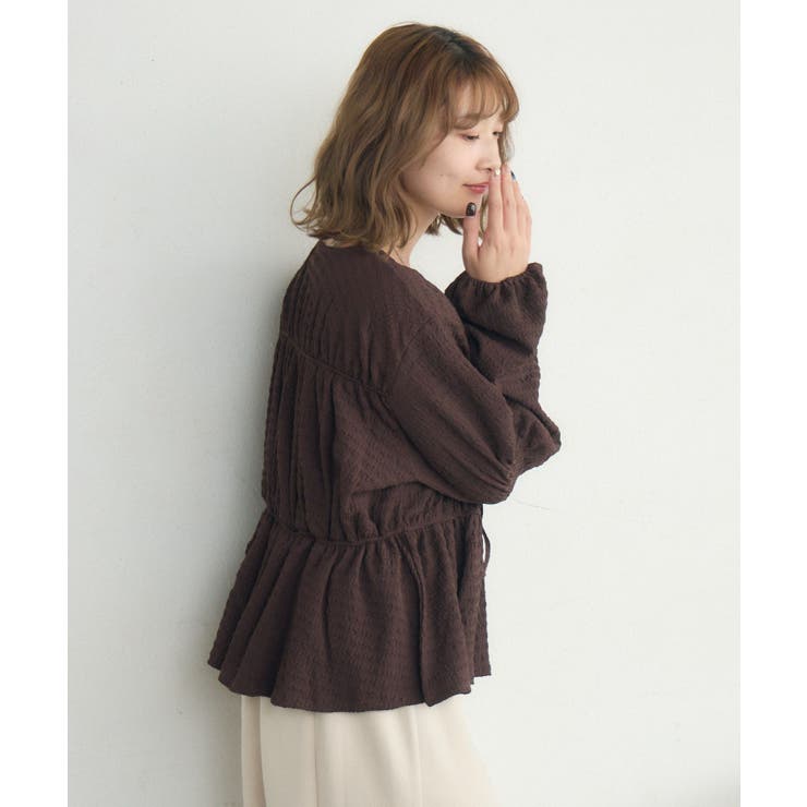 リボンペプラムギャザーBL | RETRO GIRL | 詳細画像9 