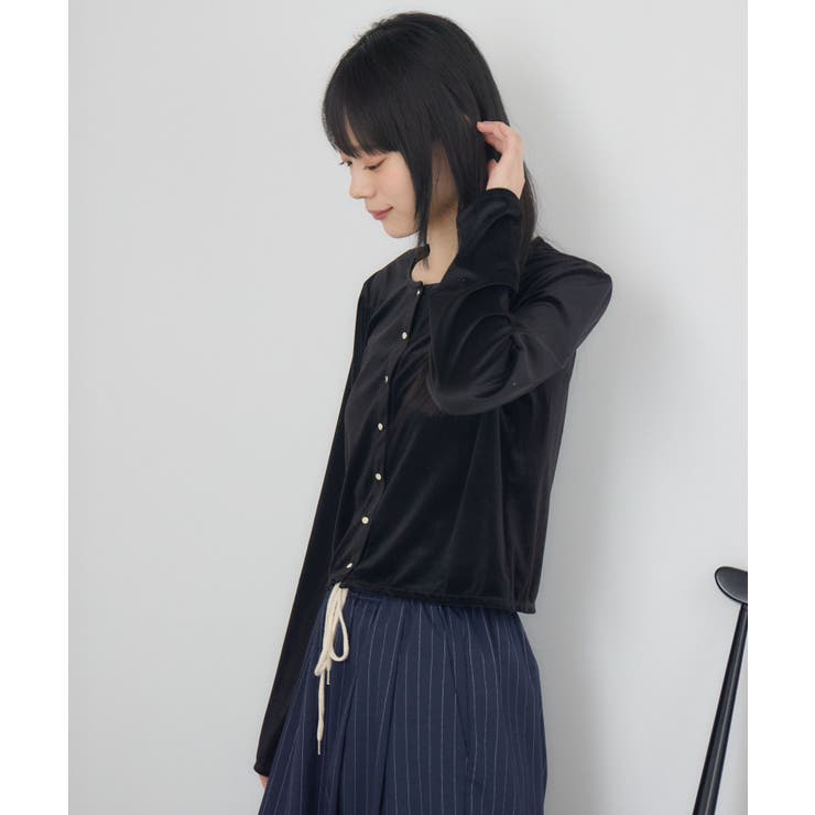 ベロア金釦カーデ | RETRO GIRL | 詳細画像19 