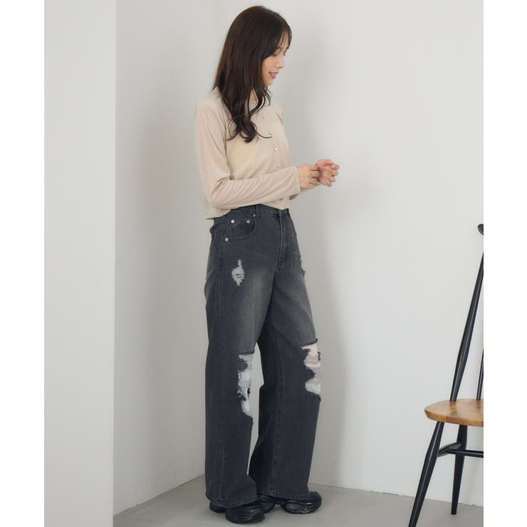 ベロア金釦カーデ | RETRO GIRL | 詳細画像21 