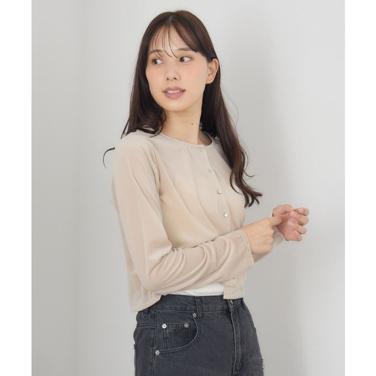 ベロア金釦カーデ | RETRO GIRL | 詳細画像25 