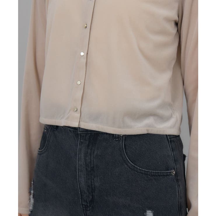 ベロア金釦カーデ | RETRO GIRL | 詳細画像32 