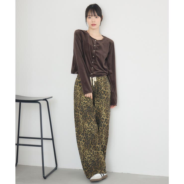 ベロア金釦カーデ | RETRO GIRL | 詳細画像4 