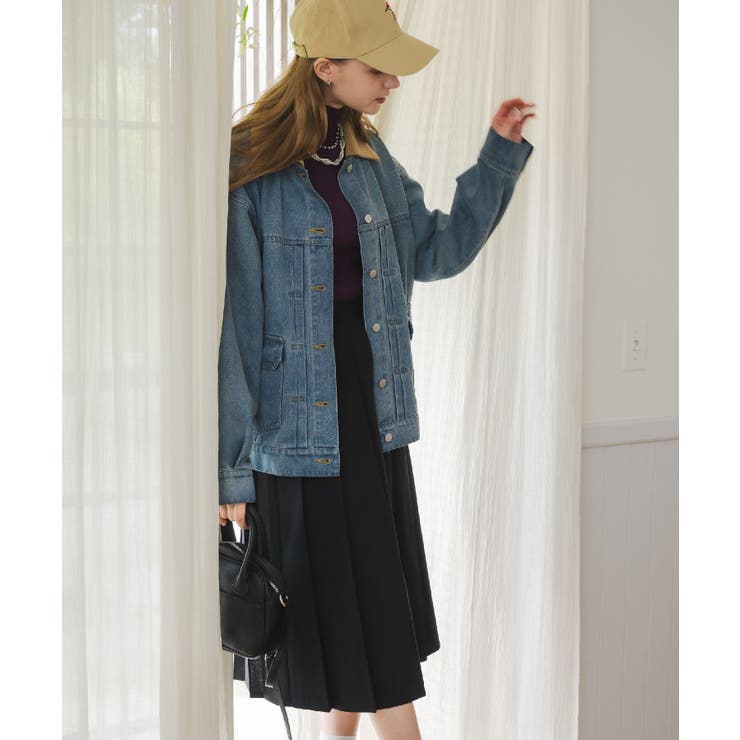 コーデュロイ衿デニムGジャン | RETRO GIRL | 詳細画像20 