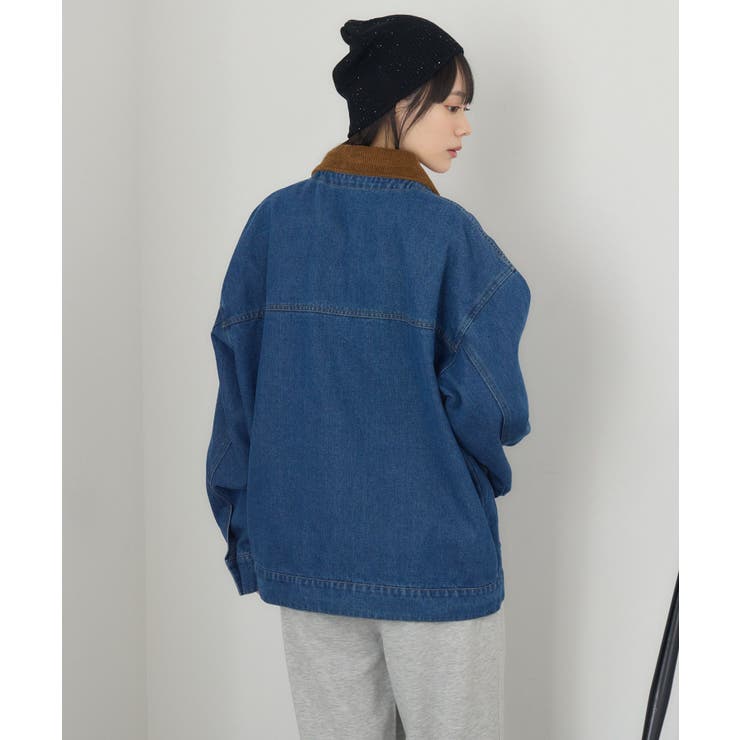 コーデュロイ衿デニムGジャン | RETRO GIRL | 詳細画像29 