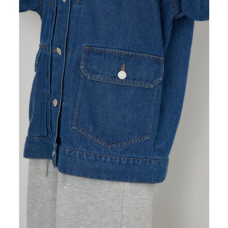 コーデュロイ衿デニムGジャン | RETRO GIRL | 詳細画像35 