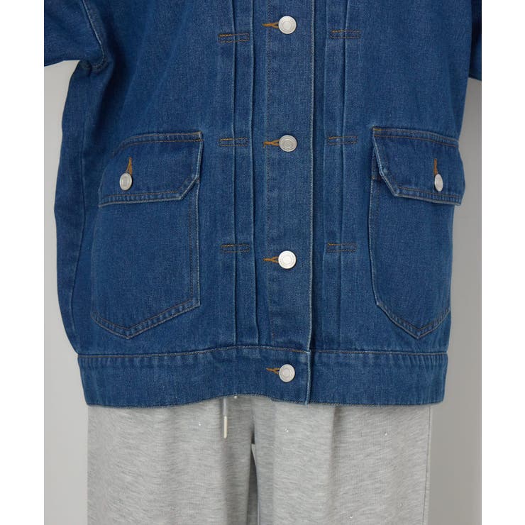 コーデュロイ衿デニムGジャン | RETRO GIRL | 詳細画像36 