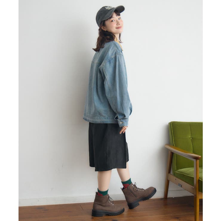 コーデュロイ衿デニムGジャン | RETRO GIRL | 詳細画像6 