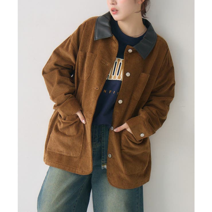 BRN3 | コーデュロイカバーオール | RETRO GIRL