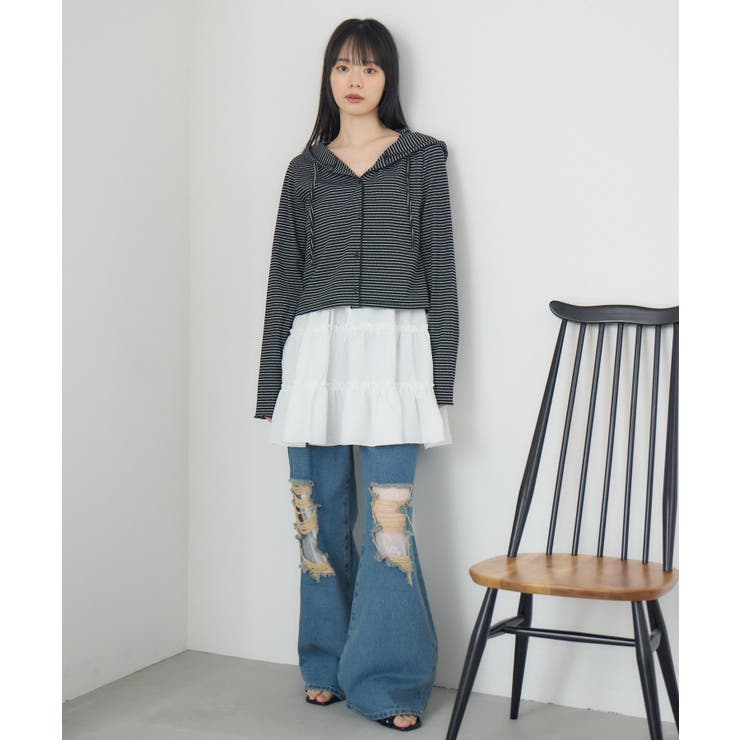 フード付CTカーデ | RETRO GIRL | 詳細画像3