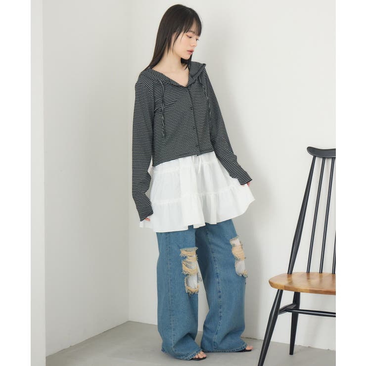 フード付CTカーデ | RETRO GIRL | 詳細画像4