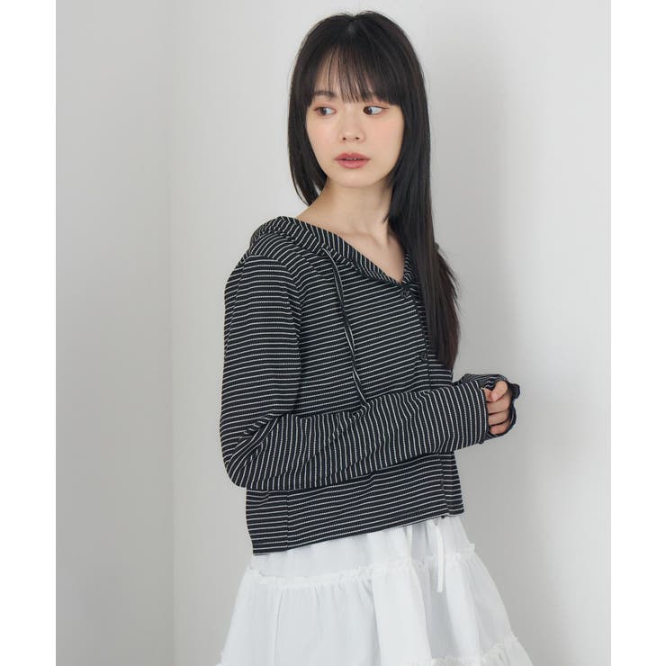 フード付CTカーデ | RETRO GIRL | 詳細画像8