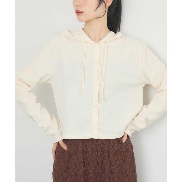 WHT4 | フード付CTカーデ | RETRO GIRL