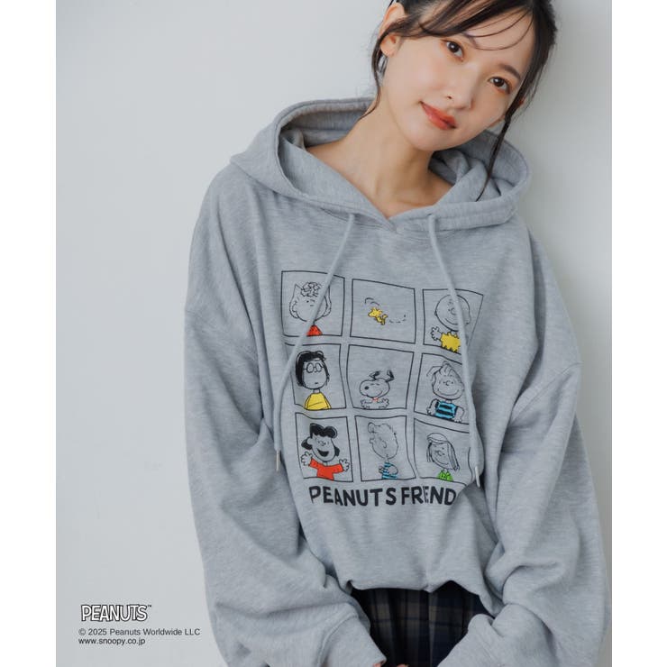 PEANUTSフーディパーカー | RETRO GIRL | 詳細画像1 