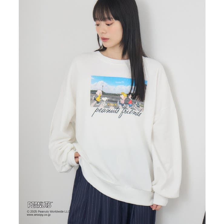 WHT2 | PEANUTSトレーナー | RETRO GIRL