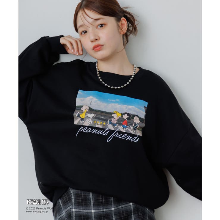 BLK1 | PEANUTSトレーナー | RETRO GIRL