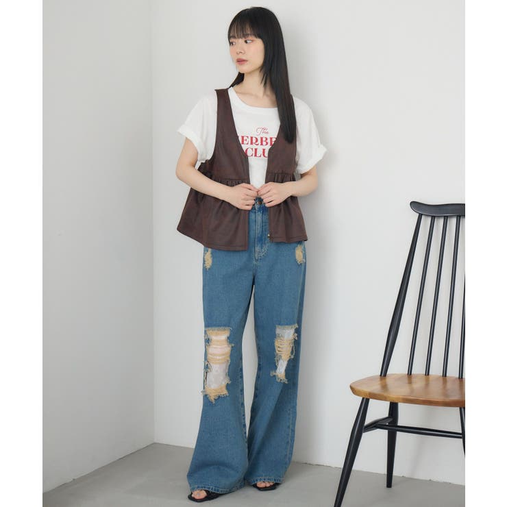 ショートギャザーベスト | RETRO GIRL | 詳細画像33 