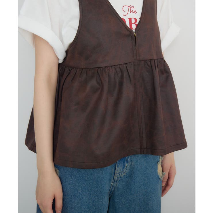 ショートギャザーベスト | RETRO GIRL | 詳細画像38 