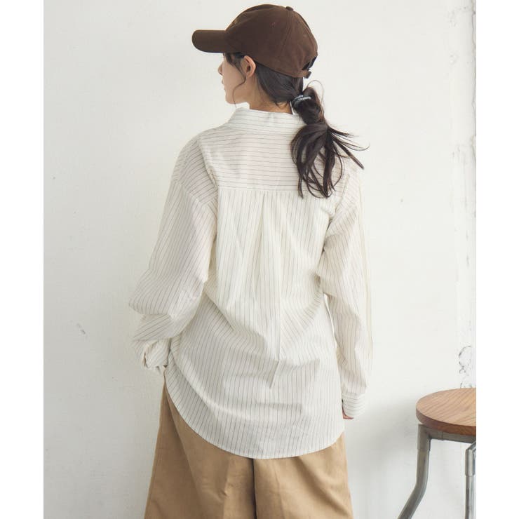 ストライプウエストリボンシャツ | RETRO GIRL | 詳細画像19 
