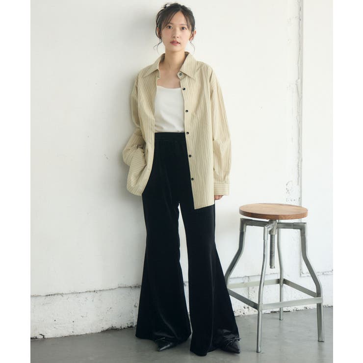 ストライプウエストリボンシャツ | RETRO GIRL | 詳細画像21 