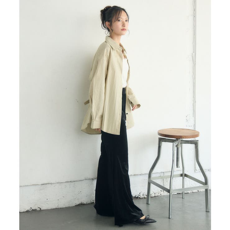 ストライプウエストリボンシャツ | RETRO GIRL | 詳細画像22 