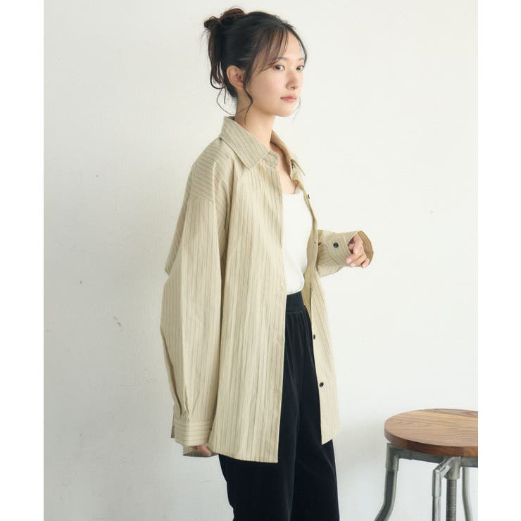 ストライプウエストリボンシャツ | RETRO GIRL | 詳細画像26 