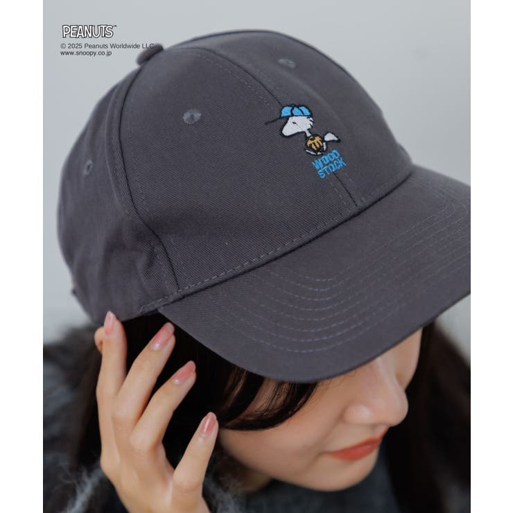 PEANUTS刺繍キャップ | RETRO GIRL | 詳細画像1 
