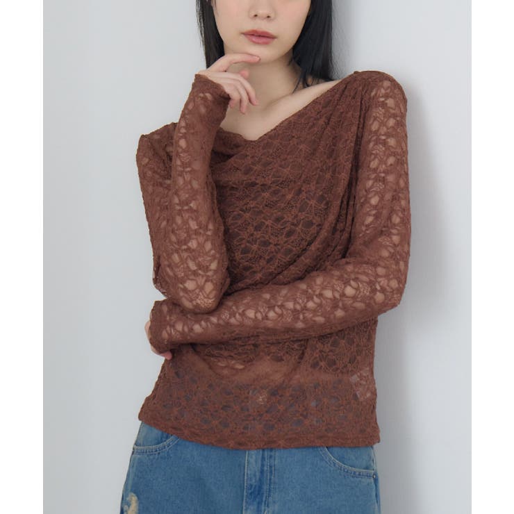 BRN0 | ドレープレースCT | RETRO GIRL