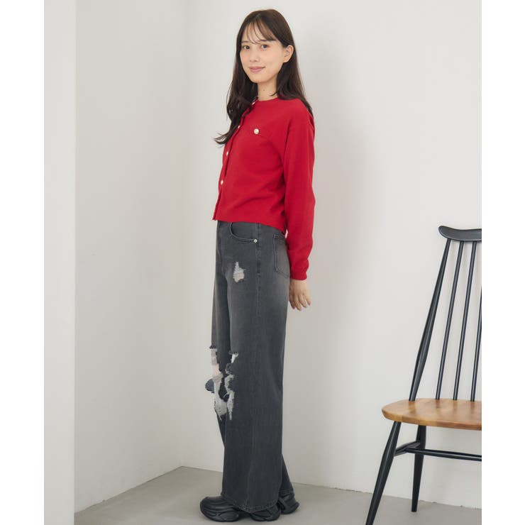 モール金釦カーデ | RETRO GIRL | 詳細画像11 