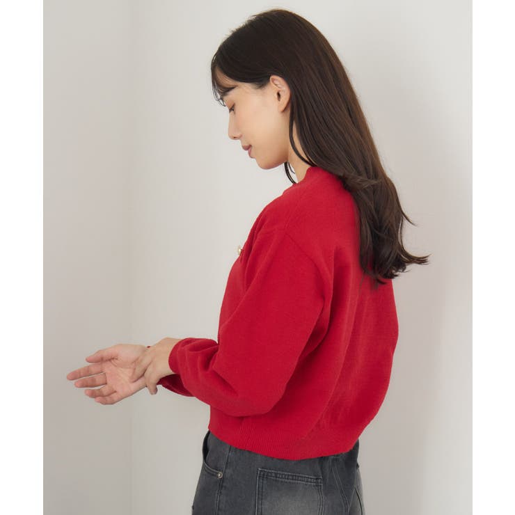 モール金釦カーデ | RETRO GIRL | 詳細画像15 