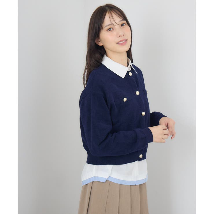 モール金釦カーデ | RETRO GIRL | 詳細画像21 