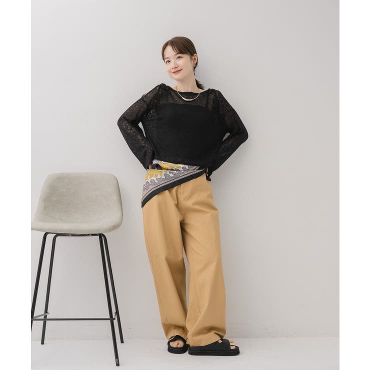 【前後2way】肩スリットメランジカーデ | RETRO GIRL | 詳細画像13 