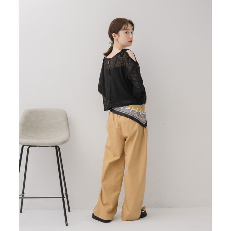 【前後2way】肩スリットメランジカーデ | RETRO GIRL | 詳細画像14 