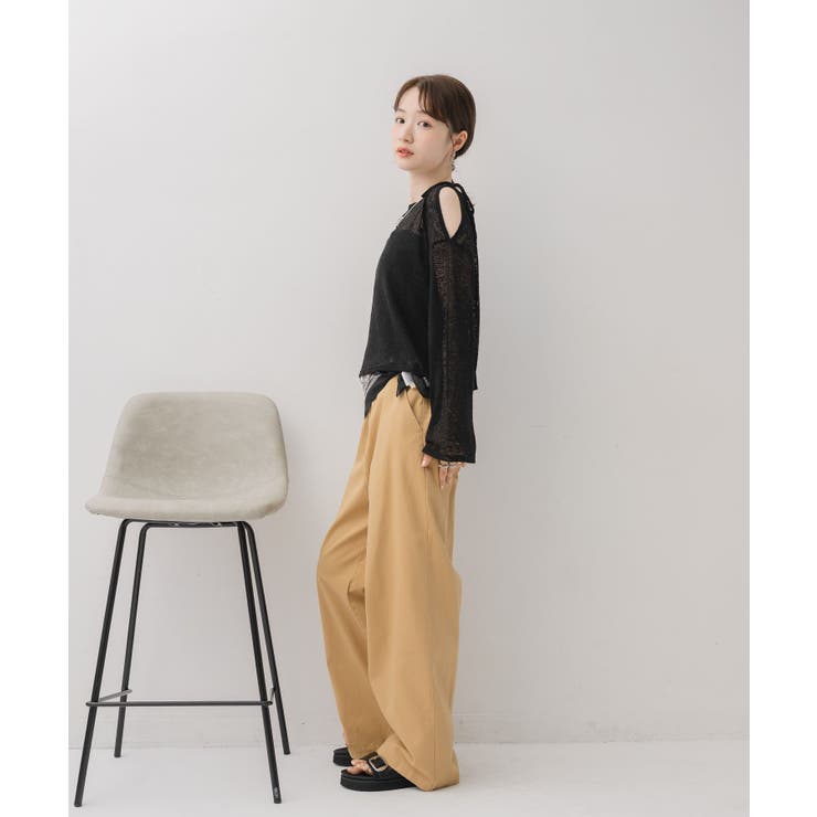 【前後2way】肩スリットメランジカーデ | RETRO GIRL | 詳細画像16 