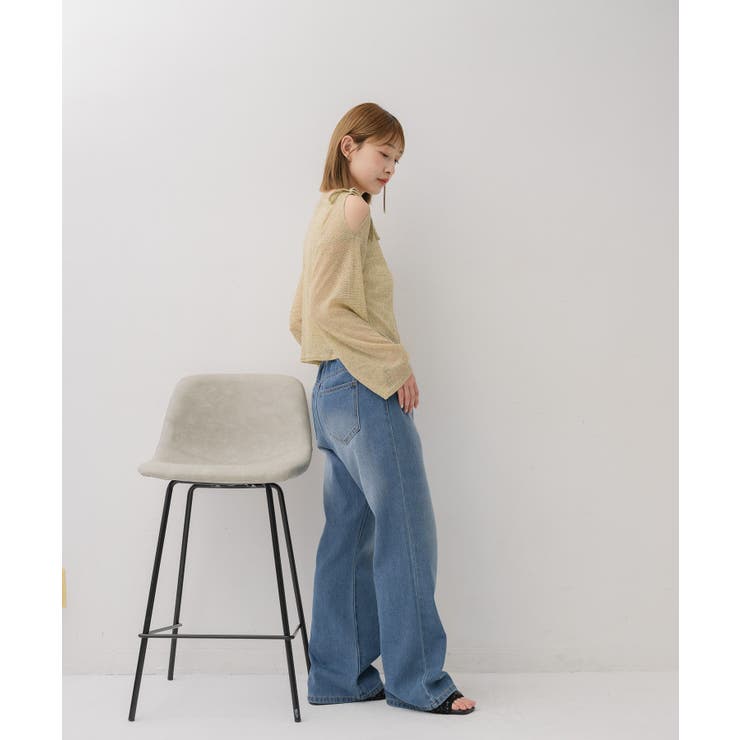 【前後2way】肩スリットメランジカーデ | RETRO GIRL | 詳細画像6 