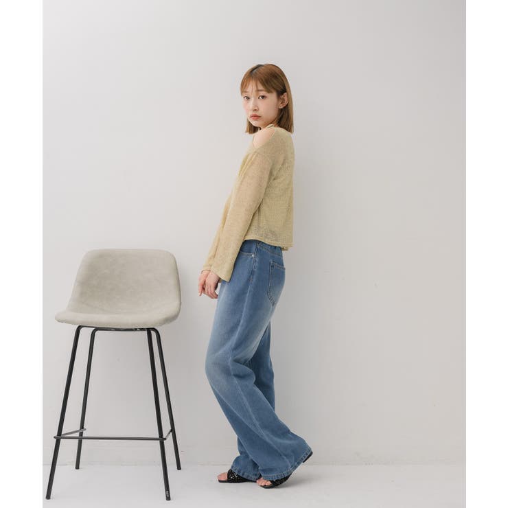 【前後2way】肩スリットメランジカーデ | RETRO GIRL | 詳細画像8 